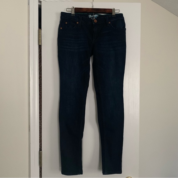 Wrangler Dark Wash Skinny Leg Jeans - Picture 5 of 9